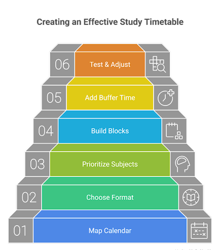 Owis Effective study plan Owis Study timetable steps