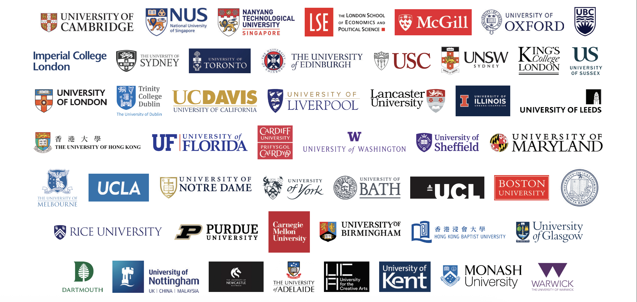 University Placement GSG (without heading) University Placements of. GSG students with heading