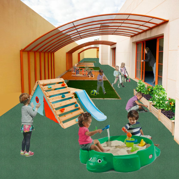 Kindergarten play area