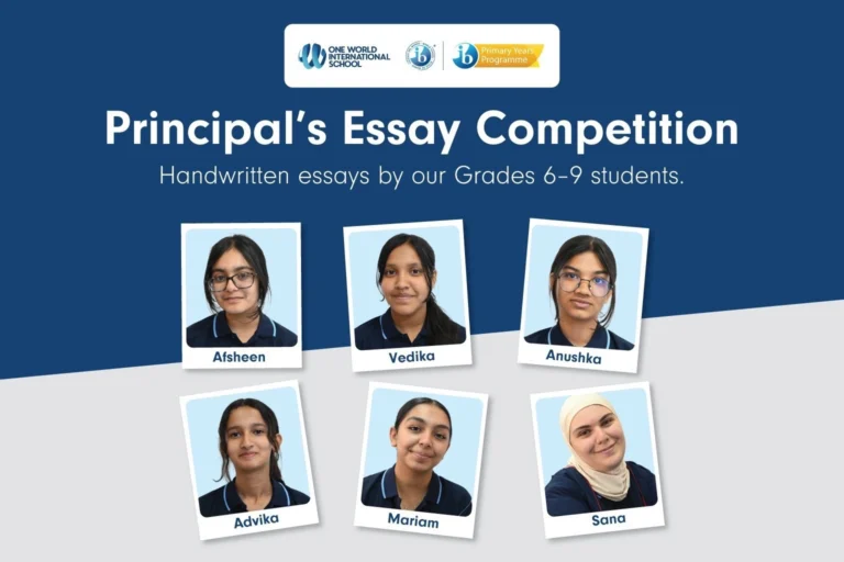 Resilience & Growth - Principal’s Essay Competition Week 2