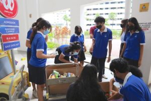 IB Diploma students engaged in a service project as part of CAS | Leading IB School in Singapore