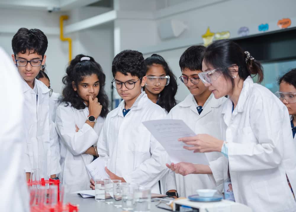OWIS Singapore | Science lesson for Cambridge IGCSE students at One World International School Nanyang, leading international secondary school