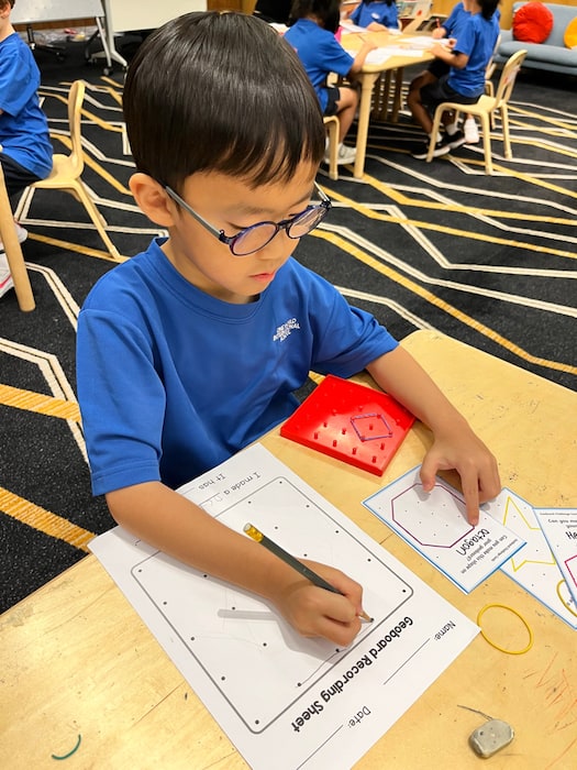OWIS Suntec Singapore Early Childhood Students Learn about Shapes - 6