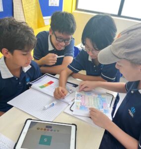 OWIS Nanyang | Secondary Students in Maths Lesson | Problem-Solving Skills | International School in Singapore