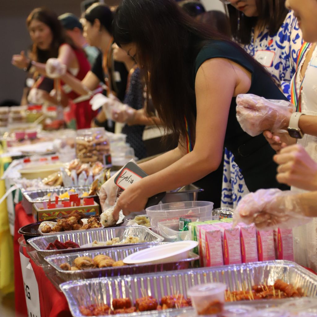 food at the international day event
