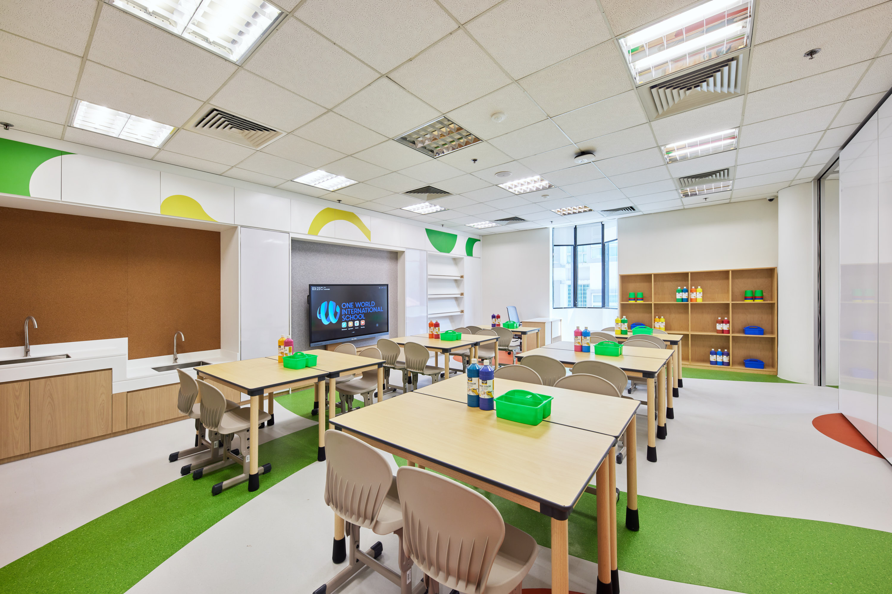 The Art and Maker Space, a creative hub where students design, build, and express through innovation.