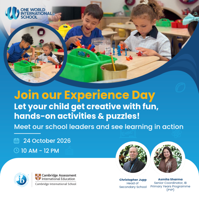 experience day invitation for parents